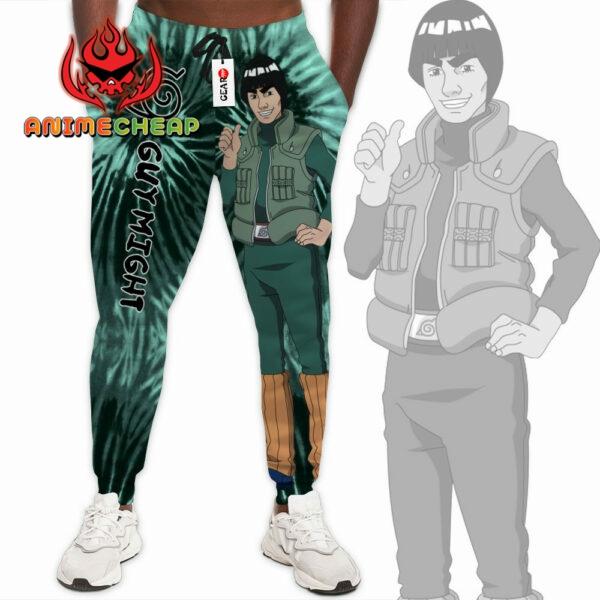 Guy Might Joggers Custom Anime Sweatpants Tie Dye Style Merch 1