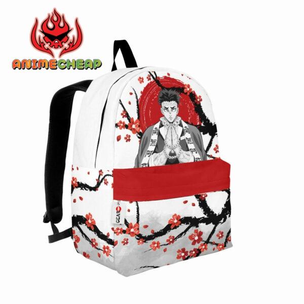 Gyomei Himejima Backpack Custom Kimetsu Anime Bag Japan Style 2