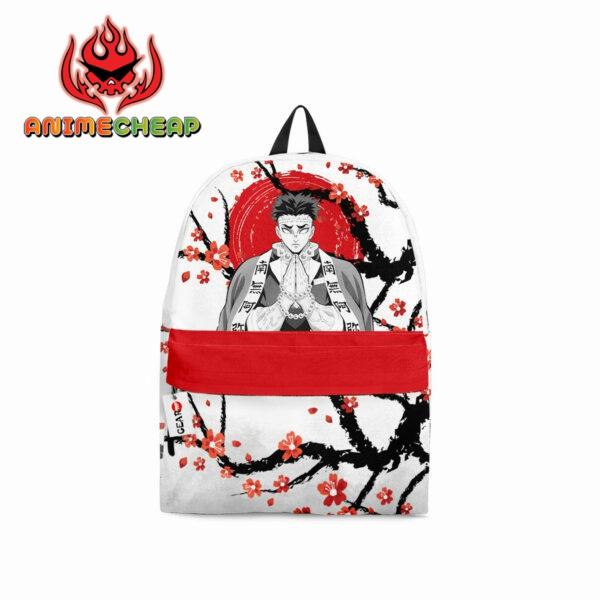 Gyomei Himejima Backpack Custom Kimetsu Anime Bag Japan Style 1