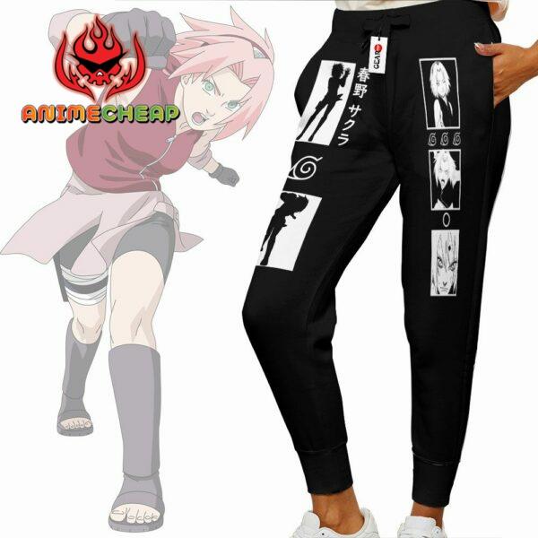 Haruno Sakura Jogger Pants Custom Anime NRT Sweatpants Merch 3