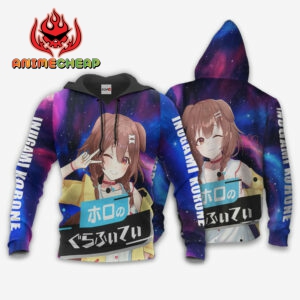 Inugami Korone Hoodie Holo Graffiti Custom Anime Merch Clothes Galaxy Style 8