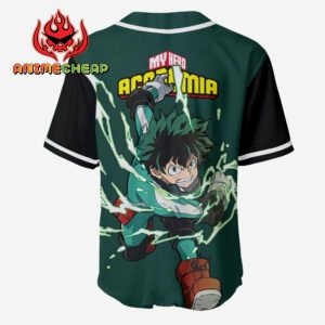 Izuku Midoriya Jersey Shirt Custom My Hero Academia Anime Merch Clothes 5