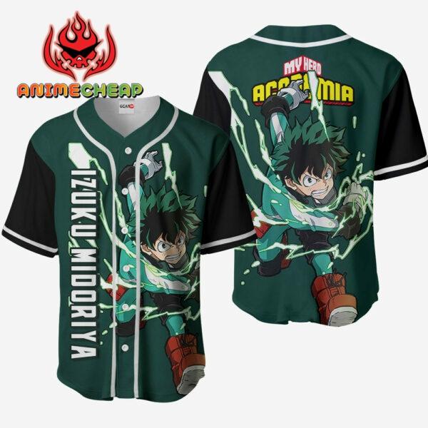 Izuku Midoriya Jersey Shirt Custom My Hero Academia Anime Merch Clothes 1