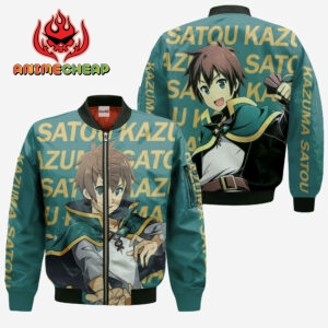 Kazuma Satou Hoodie KonoSuba Custom Anime Merch Clothes 9