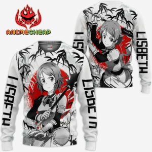 Lisbeth Hoodie Custom Sword Art Online Anime Merch Clothes Japan Style 7
