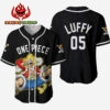 Luffy Gear 5 Jersey Shirt One Piece Anime Merch Clothes Sport Style 8