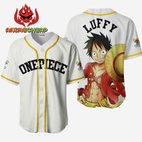 Monkey D Luffy Jersey Shirt One Piece Custom Anime Merch Clothes 1