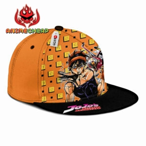 Narancia Ghirga Snapback Hat Custom JJBA Anime Hat for Otaku 5