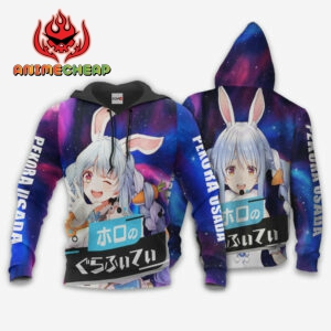Pekora Usada Hoodie Holo Graffiti Custom Anime Merch Clothes Galaxy Style 8