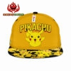 Pikachu Snapback Hat Custom Pokemon Anime Hat Gift For Otaku 8