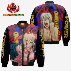 Power Hoodie Custom Chainsaw Man Anime Merch Clothes for Otaku 9
