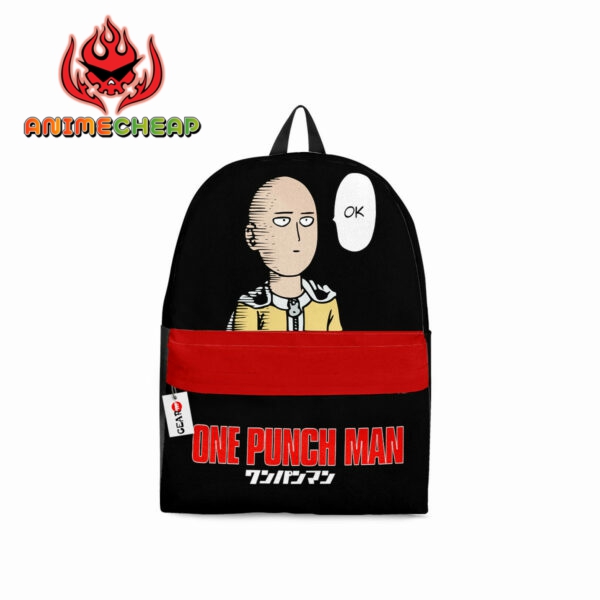 Saitama Backpack Custom Anime OPM Bag for Otaku Funny Gifts 1