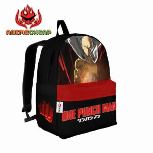 Saitama Backpack Custom Anime OPM Bag Gifts for Otaku 4