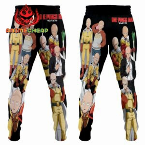 Saitama Sweatpants Custom Anime OPM Jogger Pants Merch 7