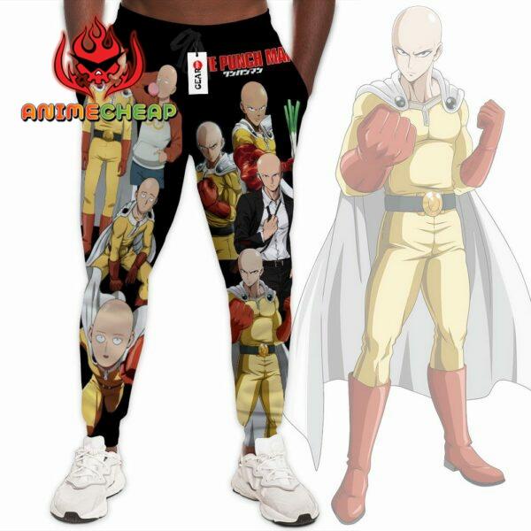 Saitama Sweatpants Custom Anime OPM Jogger Pants Merch 1