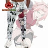 Sakura Haruno Custom NRT Anime Jogger Pants Merch Manga Style 9