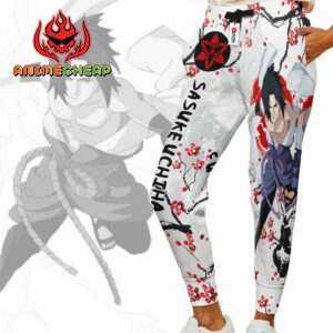 Sasuke Uchiha Joggers NRT Anime Sweatpants Custom Merch Japan Style 5