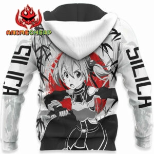 Silica Hoodie Custom Sword Art Online Anime Merch Clothes Japan Style 10