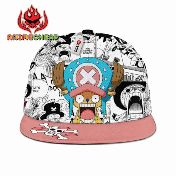 Tony Tony Chopper Snapback Hat Custom One Piece Anime Hat Mix Manga 1