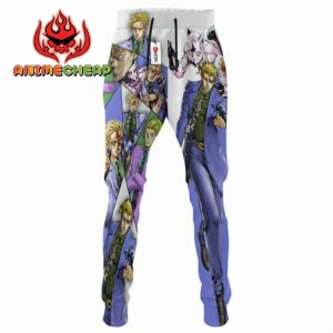 Yoshikage Kira Sweatpants Custom Anime JJBAs Joggers Merch 6