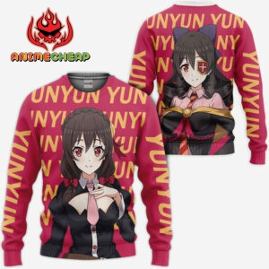 Yunyun Hoodie KonoSuba Custom Anime Merch Clothes 7