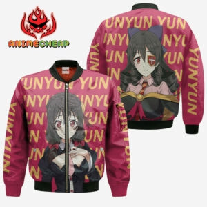 Yunyun Hoodie KonoSuba Custom Anime Merch Clothes 9
