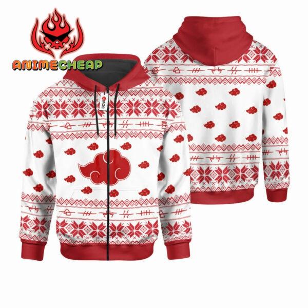 Akatsuki Ugly Christmas Sweater Custom For Anime Fans VA0822 2