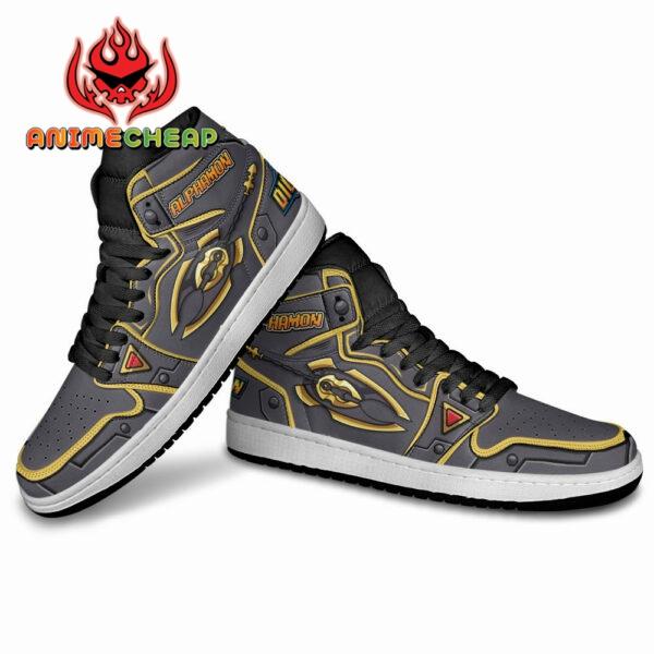 Alphamon Sneakers Custom Anime Shoes 4