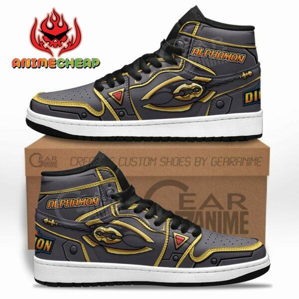 Alphamon Sneakers Custom Anime Shoes 1