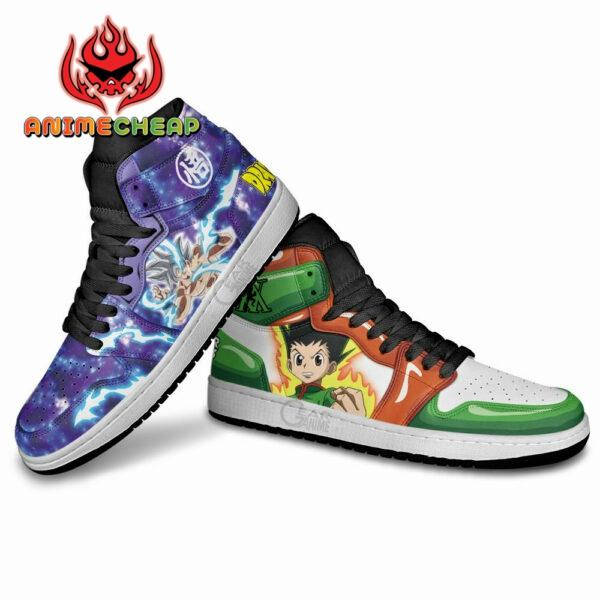 Gon Freecss and Goku Ultra Instinct Shoes Custom For Anime Fans 4