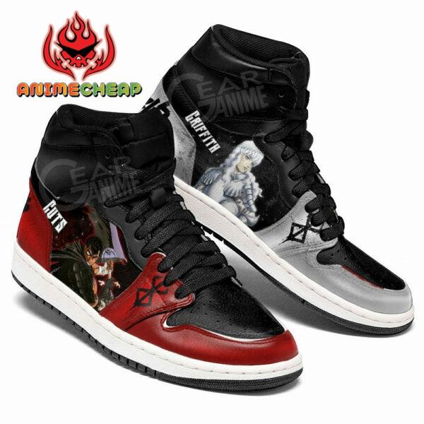 Griffith and Guts Sneakers Berserk Custom Anime Shoes 3