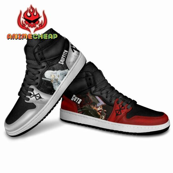 Griffith and Guts Sneakers Berserk Custom Anime Shoes 4