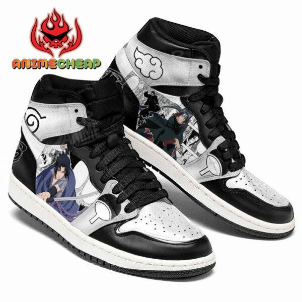 Itachi and Sasuke Sneakers Custom Manga Anime Shoes 3