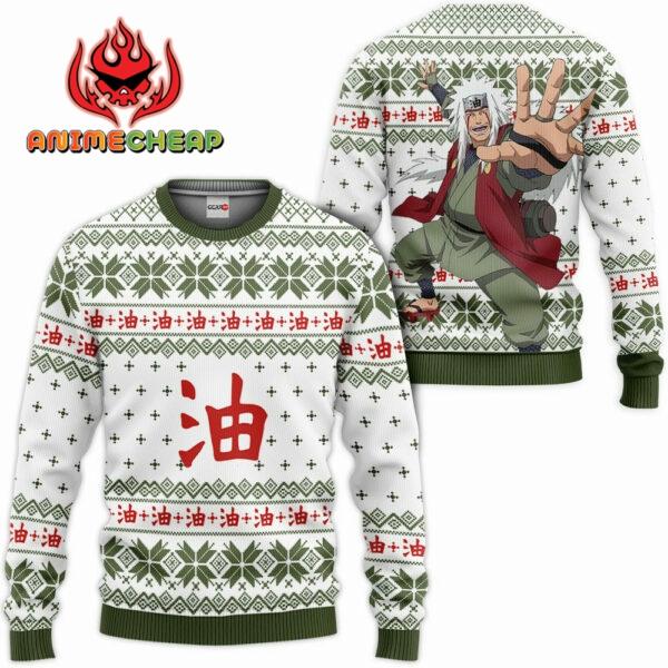 Jiraiya Ugly Christmas Sweater Custom For Anime Fans VA0822 1