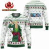 One Piece Roronoa Zoro Custom Anime Ugly Christmas Sweater VA1808 10