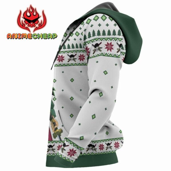 One Piece Roronoa Zoro Custom Anime Ugly Christmas Sweater VA1808 5