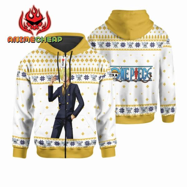 One Piece Sanji Custom Anime Ugly Christmas Sweater VA1808 2