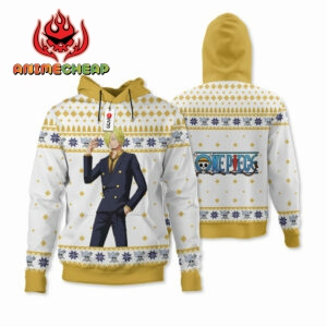 One Piece Sanji Custom Anime Ugly Christmas Sweater VA1808 7