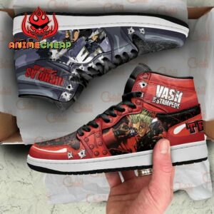 Vash the Stampede and Nicholas D Wolfwood Sneakers Trigun Custom Anime Shoes 5