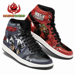 Vash the Stampede and Nicholas D Wolfwood Sneakers Trigun Custom Anime Shoes 6