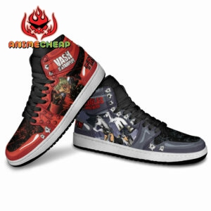 Vash the Stampede and Nicholas D Wolfwood Sneakers Trigun Custom Anime Shoes 7