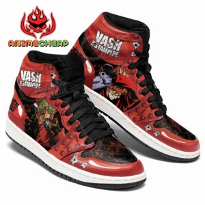 Vash the Stampede Sneakers Trigun Custom Anime Shoes 7