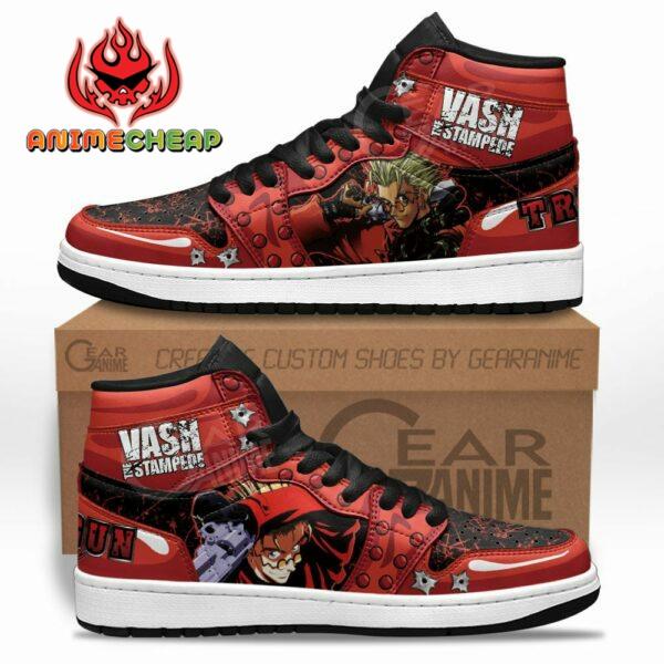 Vash the Stampede Sneakers Trigun Custom Anime Shoes 1