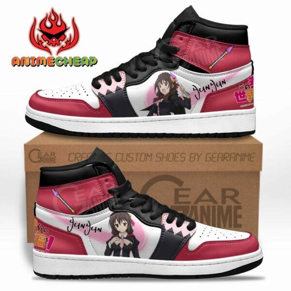 Yunyun Sneakers KonoSuba Custom Anime Shoes 1