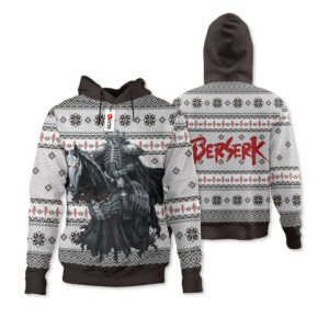 Berserk The Skull Knight Ugly Christmas Sweater Custom For Anime Fans 7