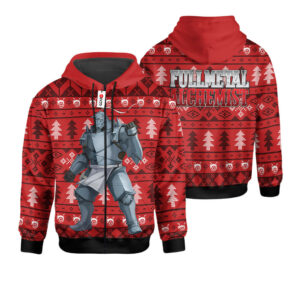 Fullmetal Alchemist Alphonse Elric Ugly Christmas Sweater Custom For Anime Fans 6