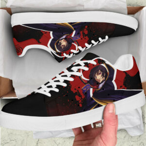 Lelouch Lamperouge Skate Sneakers Code Geass Custom Anime Shoes 4
