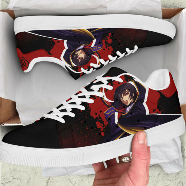 Lelouch Lamperouge Skate Sneakers Code Geass Custom Anime Shoes 2