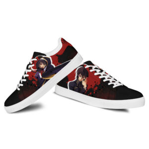 Lelouch Lamperouge Skate Sneakers Code Geass Custom Anime Shoes 5