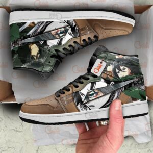 Mikasa Ackerman Anime Shoes Custom Sneakers MN2102 6